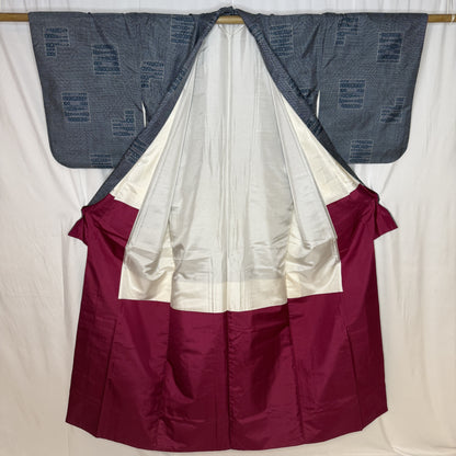"Meisen Swirls" Kimono Obi Set