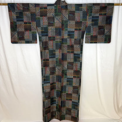 "Patchwork Reverie" Kimono Obi Set