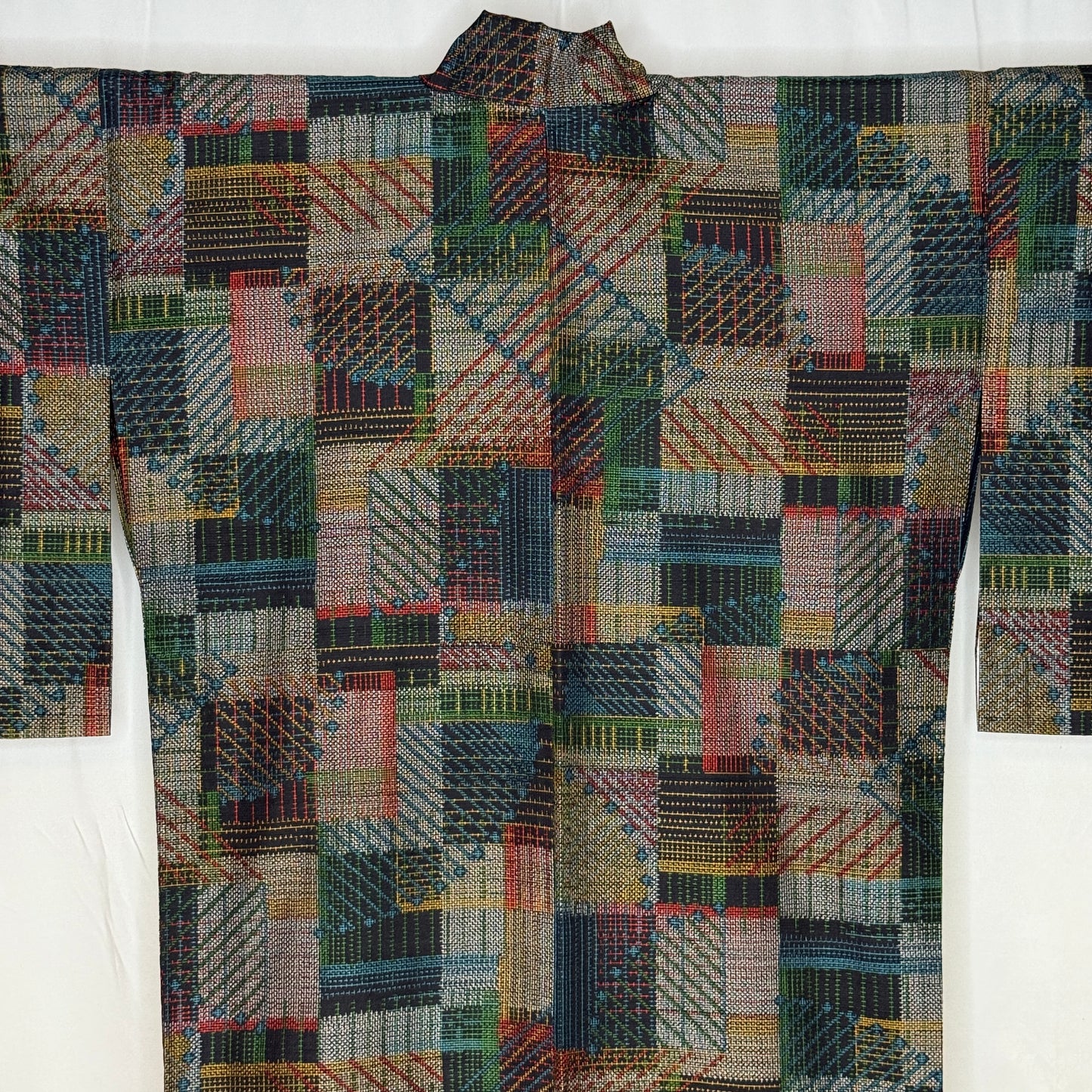 "Patchwork Reverie" Kimono Obi Set