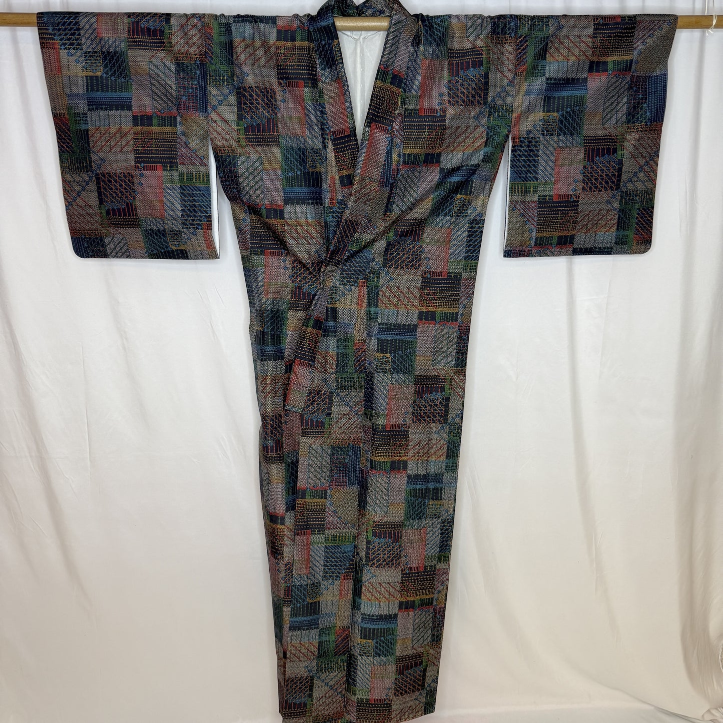 "Patchwork Reverie" Kimono Obi Set