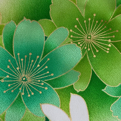 "Spring Rain" Vintage Furisode Kimono