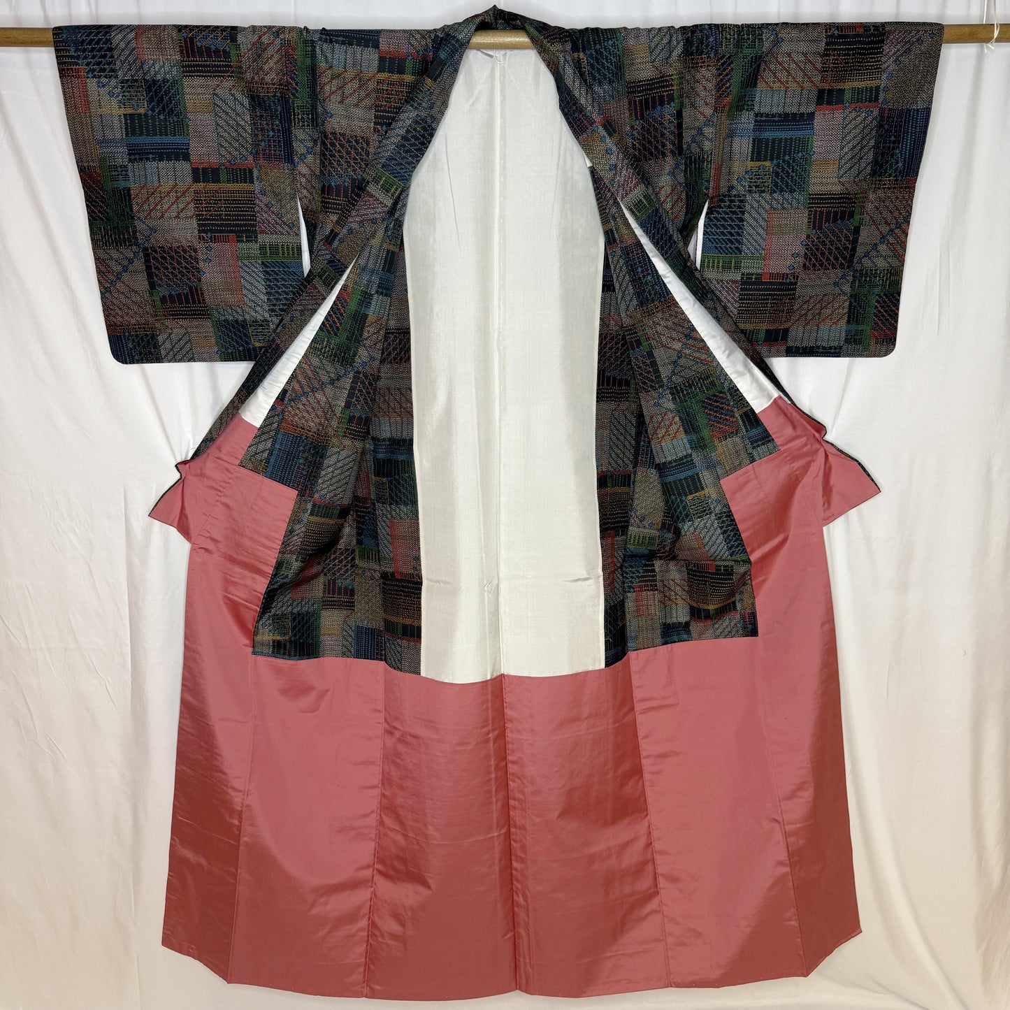 "Patchwork Reverie" Kimono Obi Set