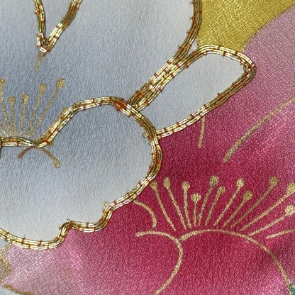 "Spring Rain" Vintage Furisode Kimono