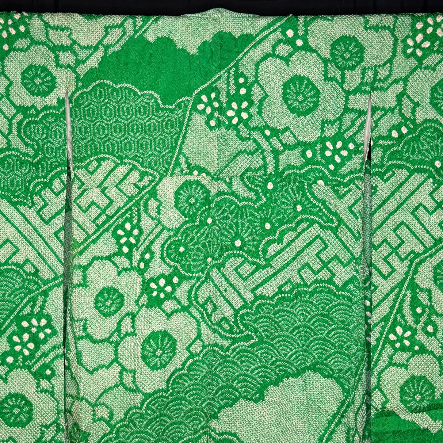 "Kyoto Shibori" Vintage Furisode Kimono
