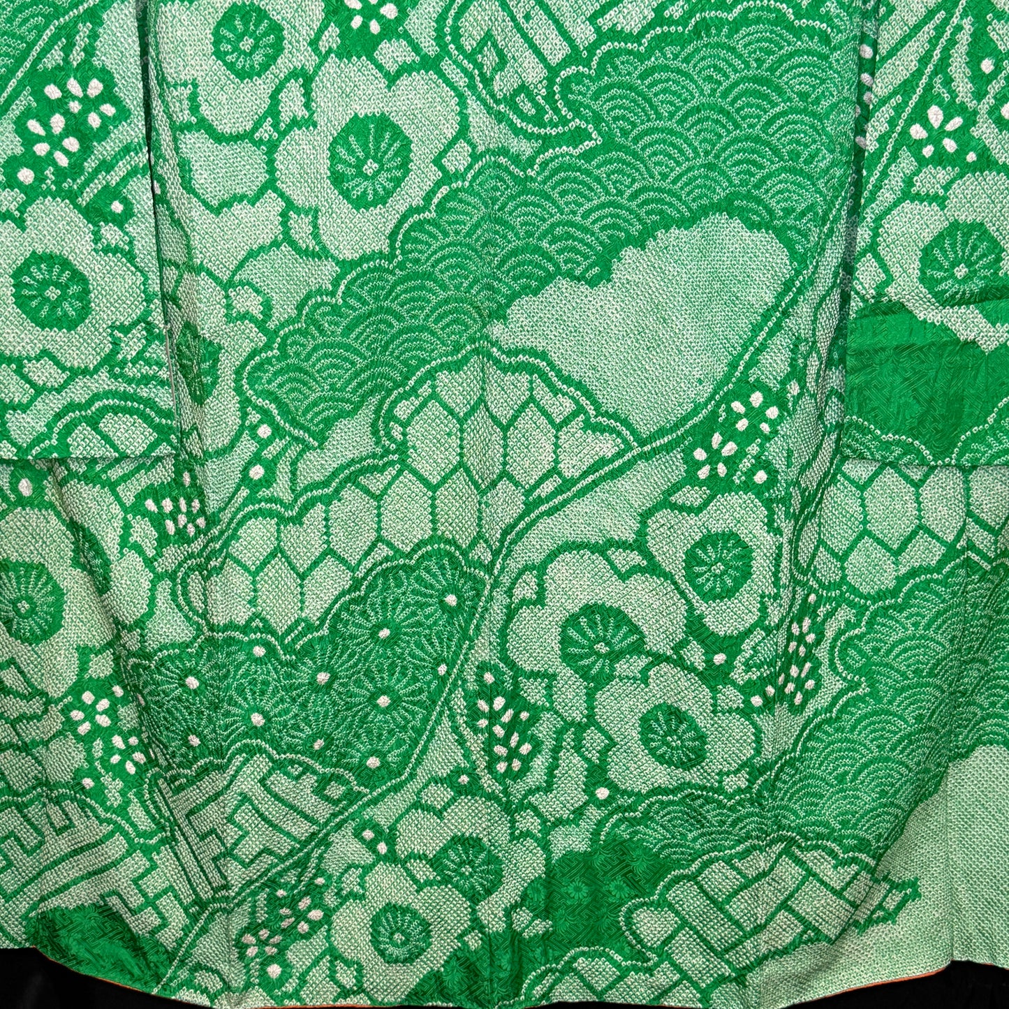"Kyoto Shibori" Vintage Furisode Kimono