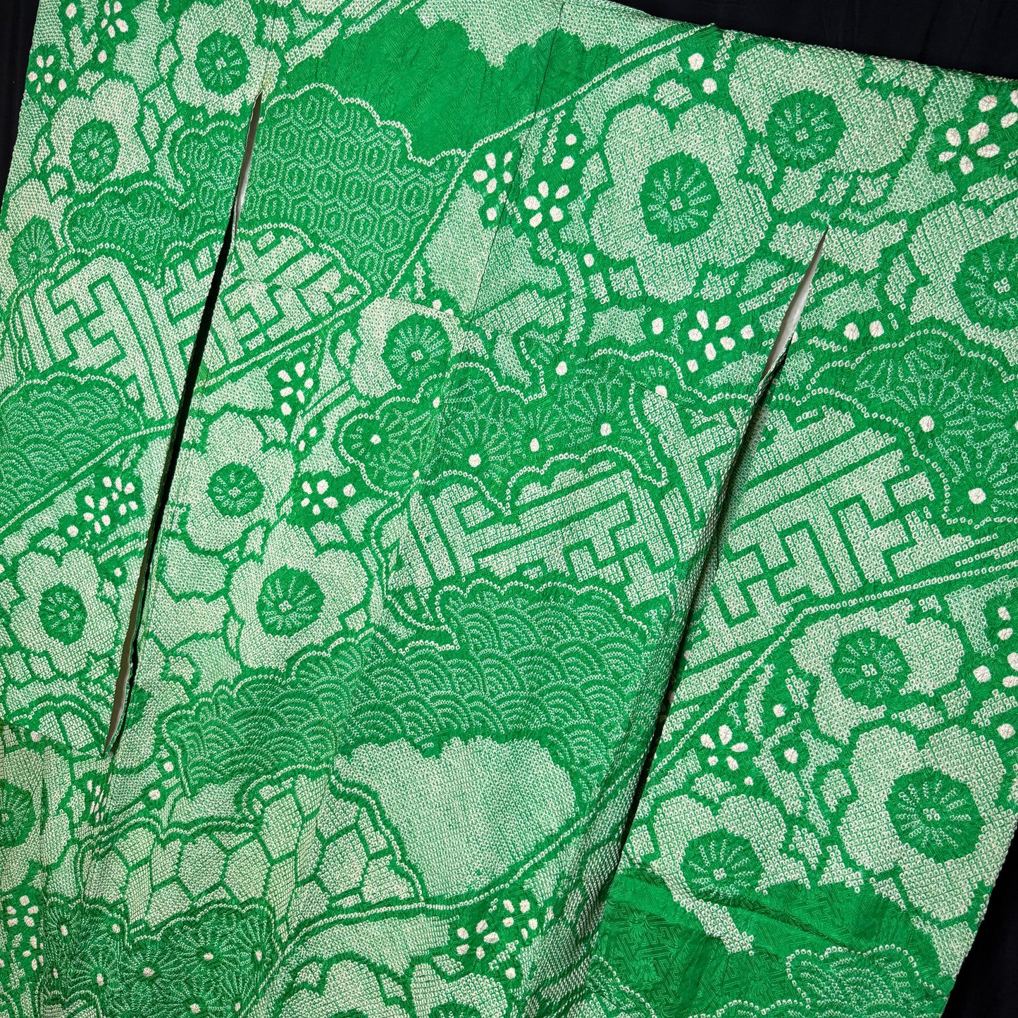 "Kyoto Shibori" Vintage Furisode Kimono