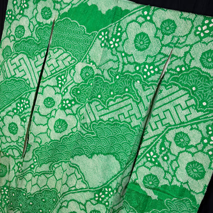 "Kyoto Shibori" Vintage Furisode Kimono