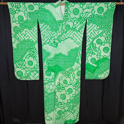 "Kyoto Shibori" Vintage Furisode Kimono
