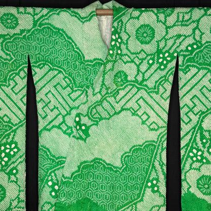 "Kyoto Shibori" Vintage Furisode Kimono