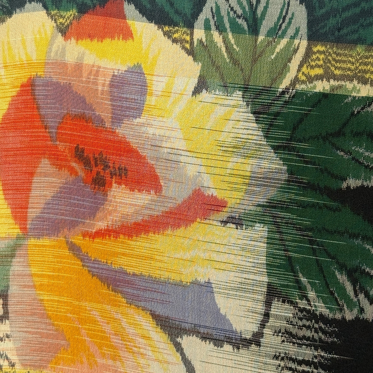 "Ikat Blooms" Vintage Haori Jacket