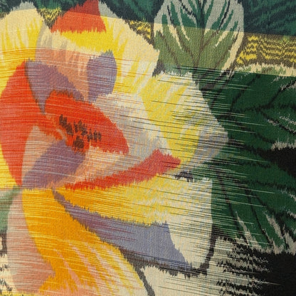 "Ikat Blooms" Vintage Haori Jacket