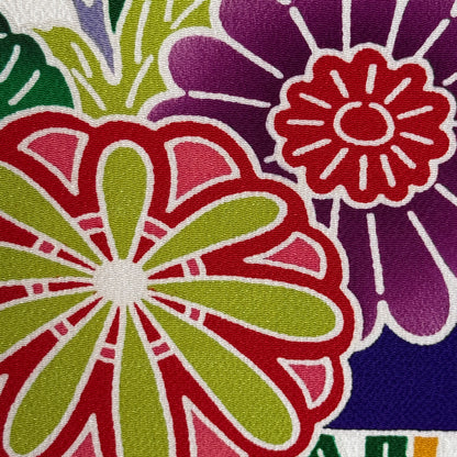 "Cobalt Stream" Vintage Furisode Kimono