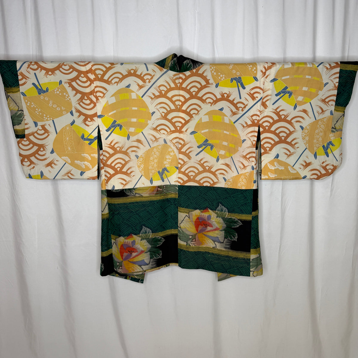 "Ikat Blooms" Vintage Haori Jacket