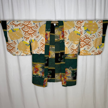 "Ikat Blooms" Vintage Haori Jacket