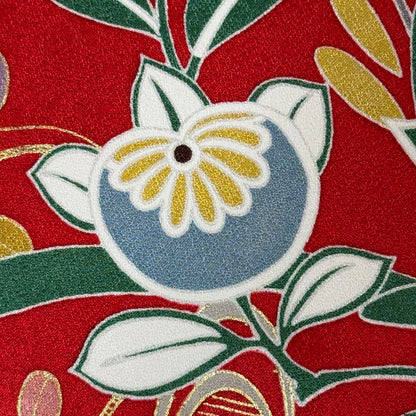 "Flowing Swirls" Vintage Furisode Kimono