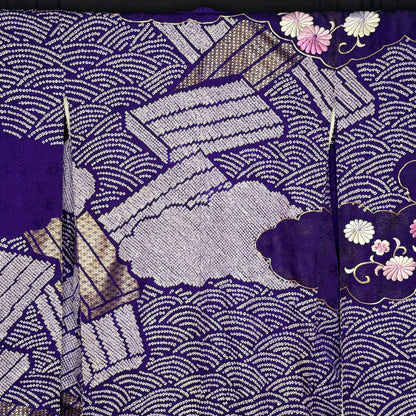 "Stairway to Heaven" Vintage Furisode Kimono