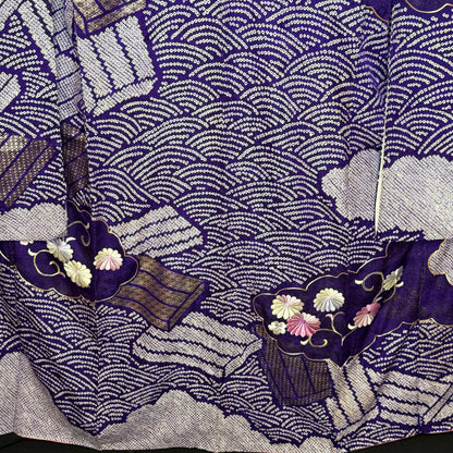 "Stairway to Heaven" Vintage Furisode Kimono