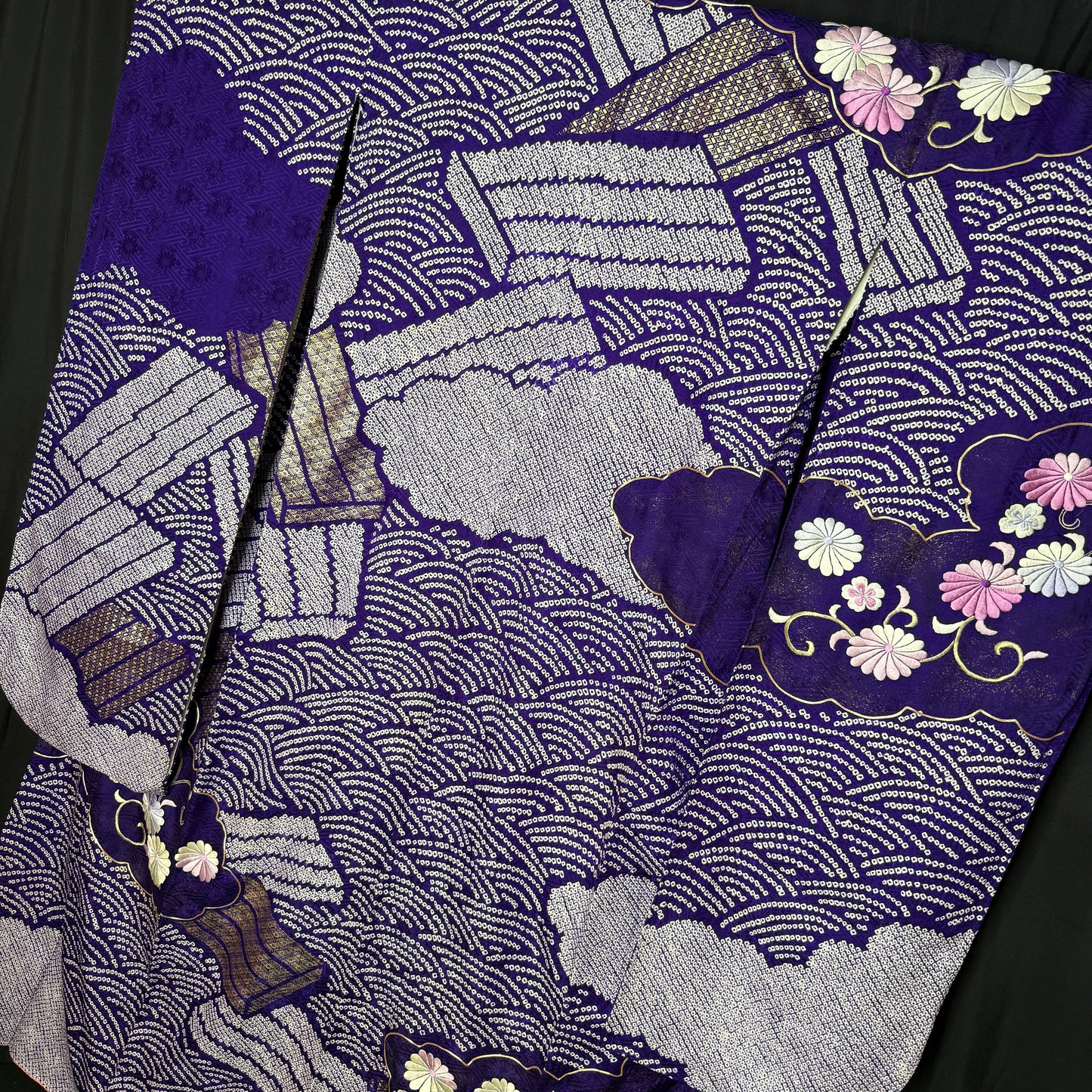 "Stairway to Heaven" Vintage Furisode Kimono
