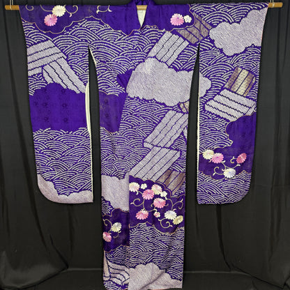 "Stairway to Heaven" Vintage Furisode Kimono