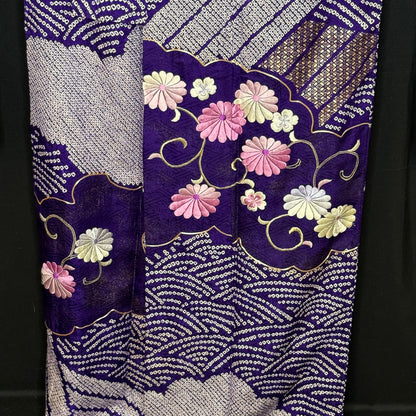 "Stairway to Heaven" Vintage Furisode Kimono