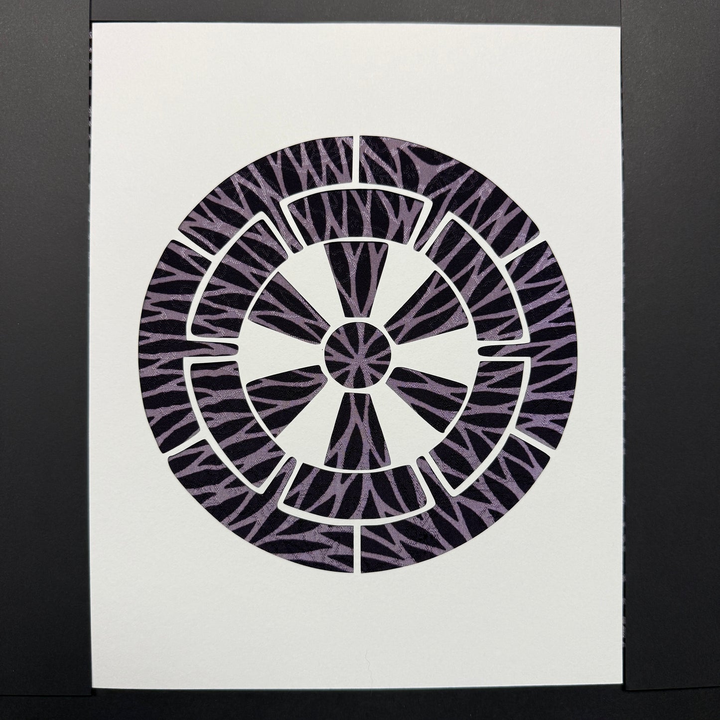 "Wheel Crest" Katagami Art