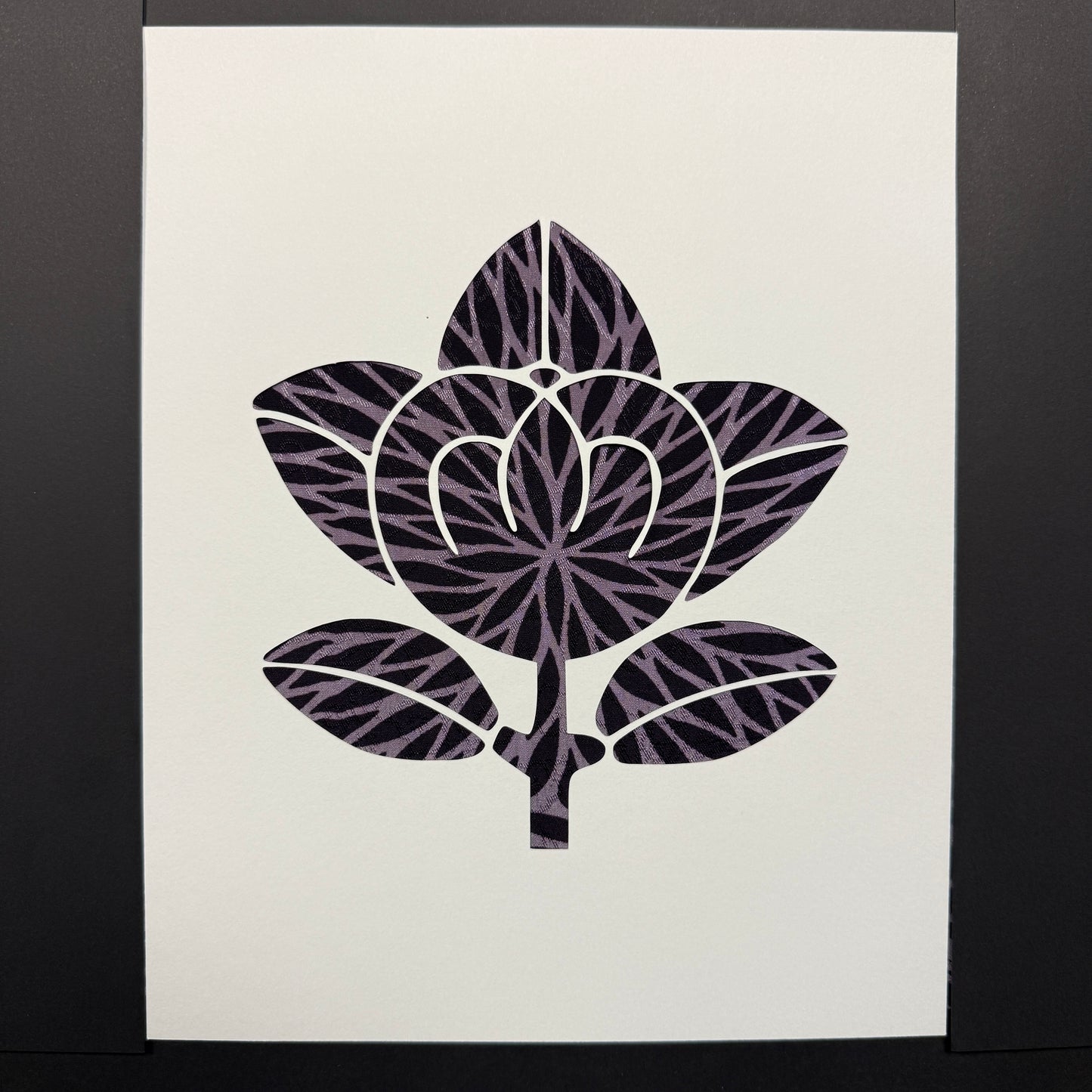 "Tachibana Crest" Katagami Art