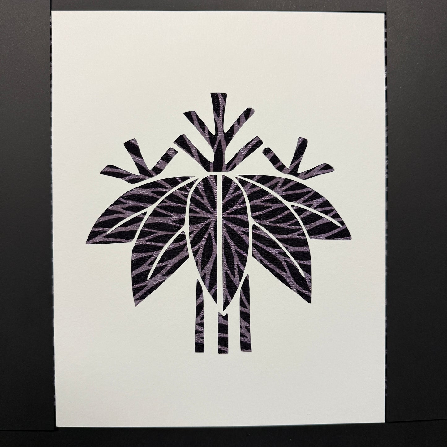 "Bamboo Crest" Katagami Art