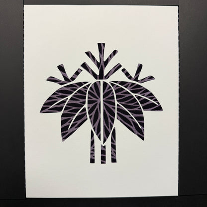 "Bamboo Crest" Katagami Art