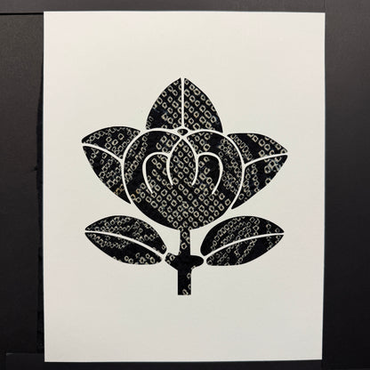 "Tachibana Crest" Katagami Art