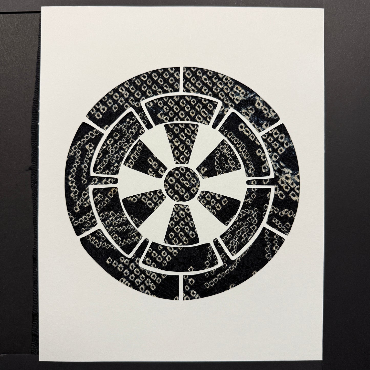 "Wheel Crest" Katagami Art