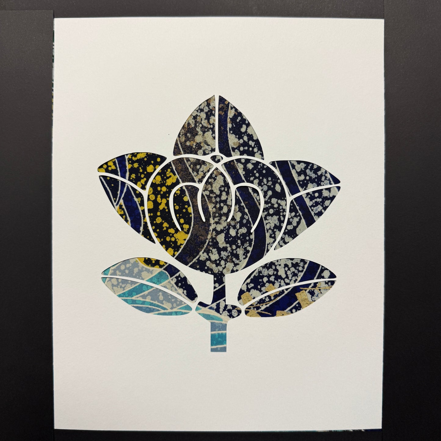 "Tachibana Crest" Katagami Art