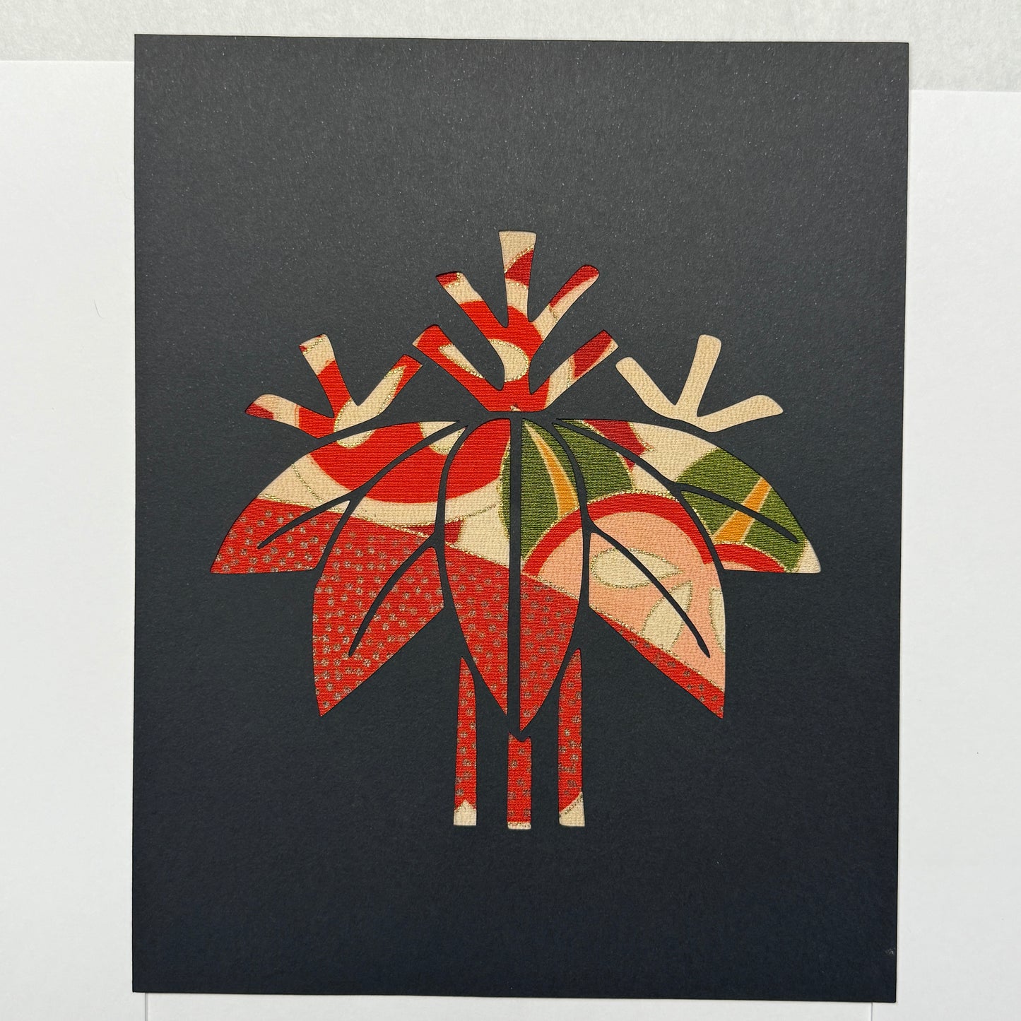 "Bamboo Crest" Katagami Art