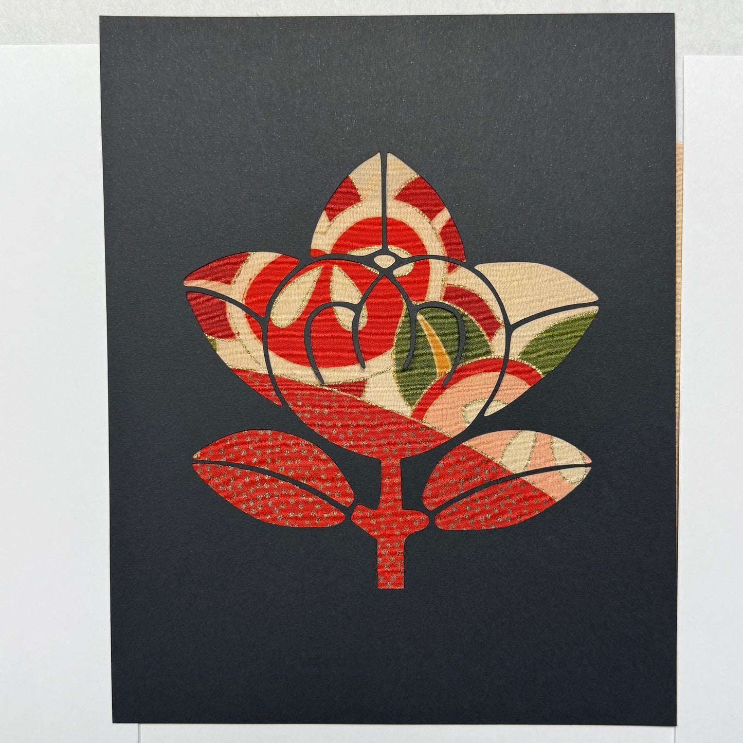 "Tachibana Crest" Katagami Art