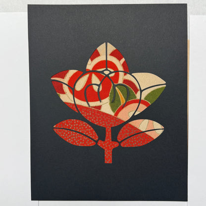 "Tachibana Crest" Katagami Art