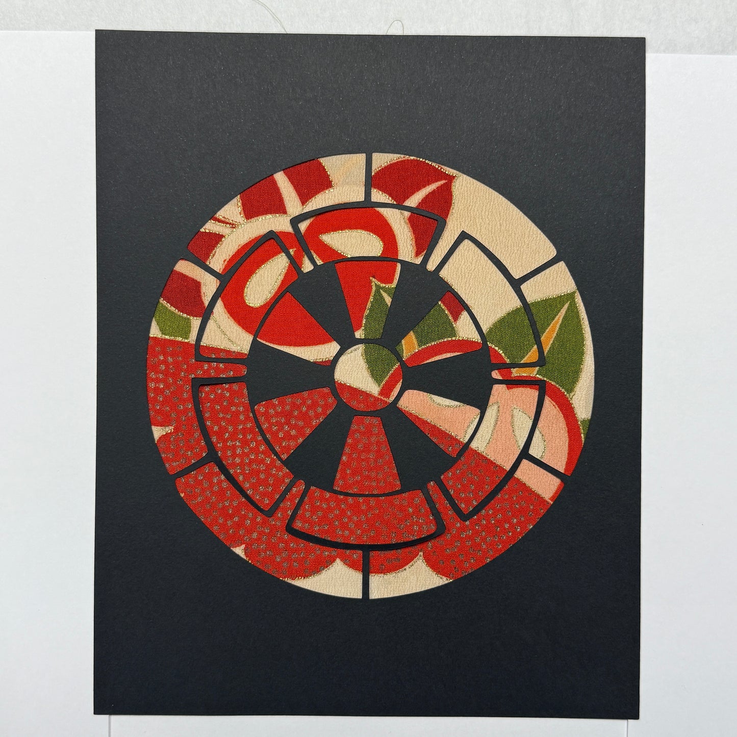 "Wheel Crest" Katagami Art