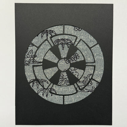 "Wheel Crest" Katagami Art