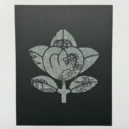 "Tachibana Crest" Katagami Art