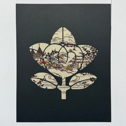 "Tachibana Crest" Katagami Art