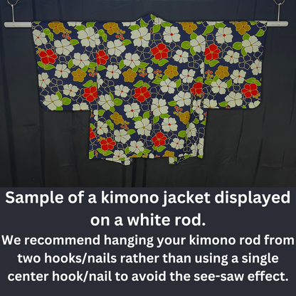 60" Kimono Display Rod (White)