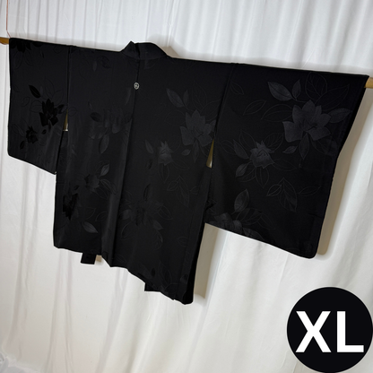 "Black Petals" XL Oki Haori Jacket
