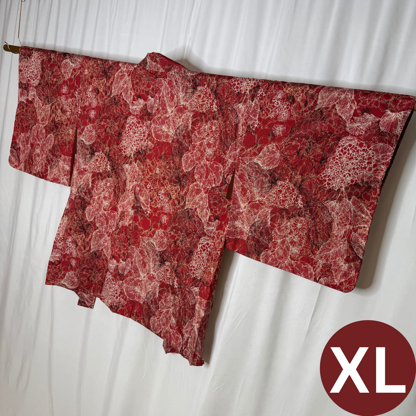 "Floral Tangle" XL Oki Haori Jacket