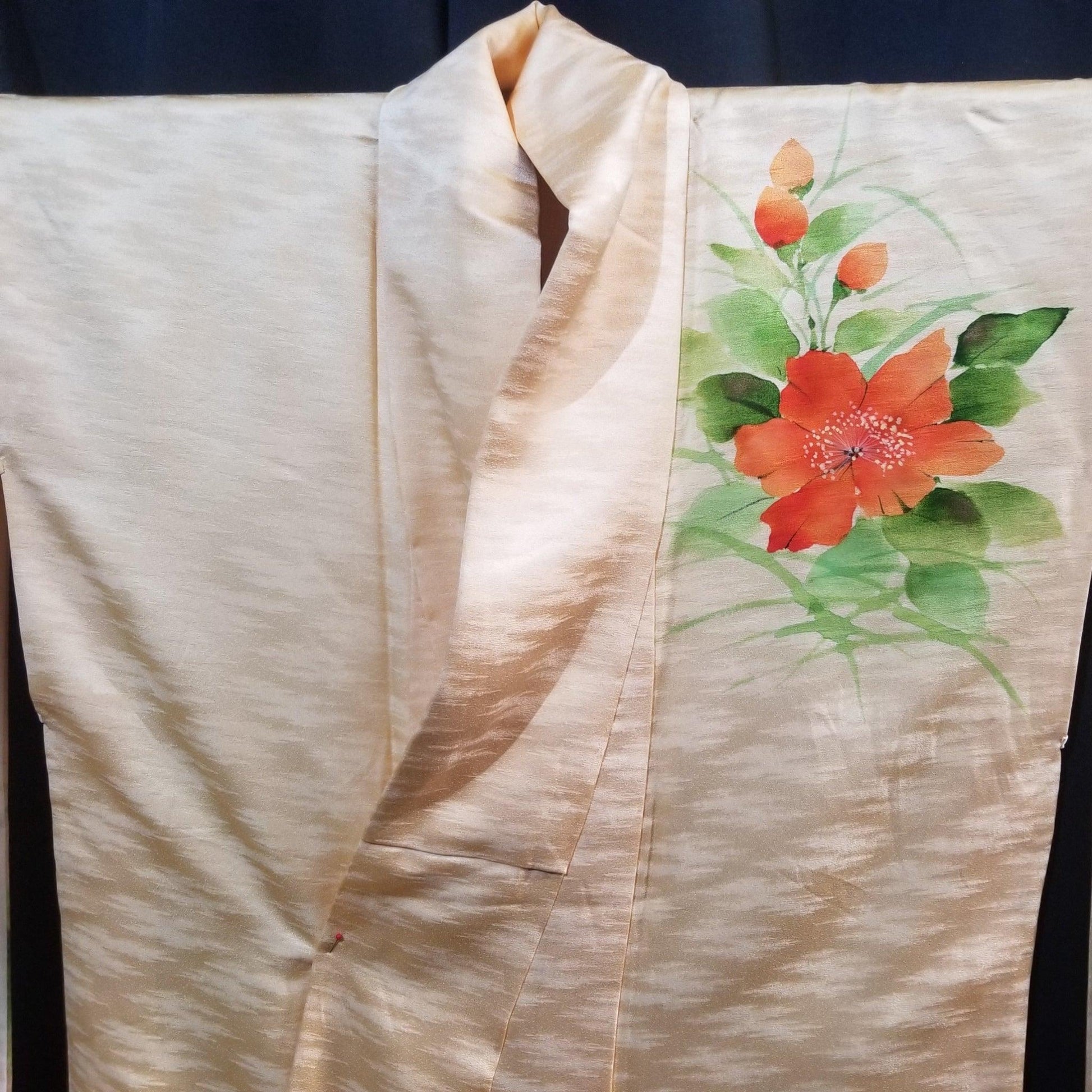 "Autumn Garden" Vintage Kimono - Kyoto Kimono
