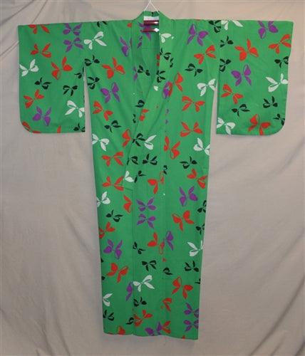 "Butterfly Bows" Vintage Woman's Yukata - Kyoto Kimono