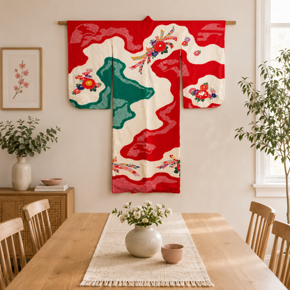 "Celebration Keepsake" Vintage Girl's Kimono