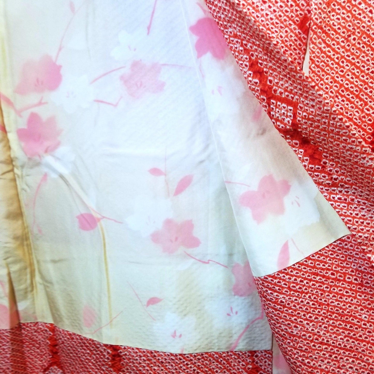 "Dripping Diamonds" Vintage Shibori Haori - Kyoto Kimono
