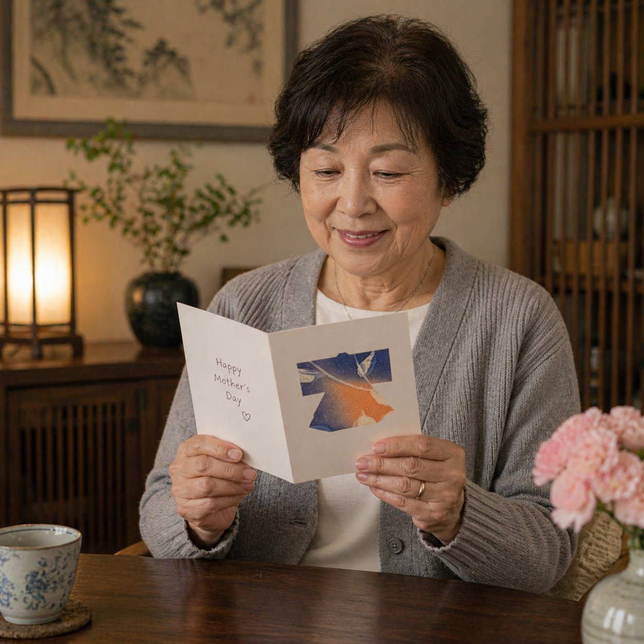 "Kimono Greetings" Set of Three Cards