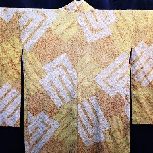 "Incense Kanji" Vintage Haori - Kyoto Kimono