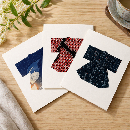 "Kimono Greetings" Set of Three Cards