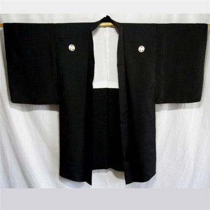 "Lined with Crests" Man's Haori - Kyoto Kimono