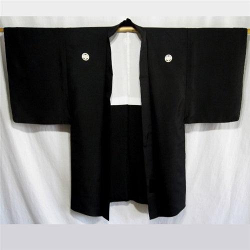 "Lined with Crests" Man's Haori - Kyoto Kimono